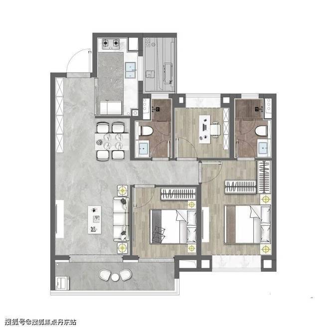 杨浦城投·悦江湾(售楼处2024最新发布)户型配套-曝光-房天下(图8) 杨浦城投·悦江湾(售楼处2024最新发布)户型配套-曝光-房天下(图8)