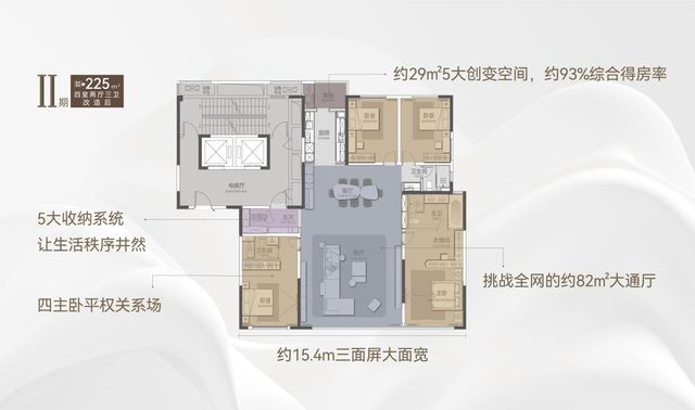 中海时光之境 约225㎡空中平墅 何以扛鼎中原改善(图6) 中海时光之境 约225㎡空中平墅 何以扛鼎中原改善(图6)